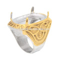 hot indonesia fancy gold ring designs for women stainless steel ring form china designs